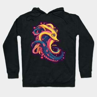 Plastic Macaroni Boho Trippy Hippy Calamari Star Hoodie